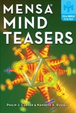 Mensa Mind Teasers Paperback Philip J., Russell, Kenneth A. Carte