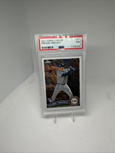 Freddie Freeman #173 2011 Topps Chrome card