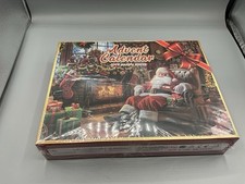 Santa Chair Puzzle Advent Calendar Christmas Jigsaw New Sealed 1008 Pcs