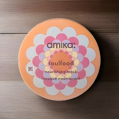 amika Soulfood Nourishing Hair Mask for Dry Hair Moisturizing Smoothing 8 fl oz