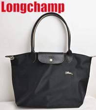 LONGCHAMP Le Pliage Tote Bag in Black Nylon S New From Japan