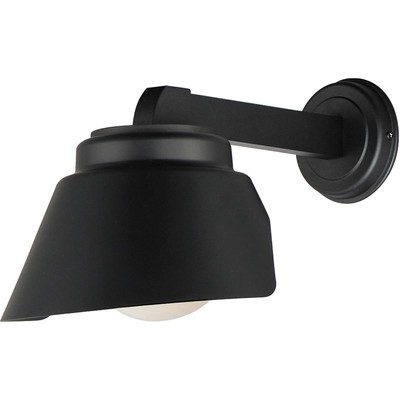 Maxim Lighting 10117SWBK Habit 1 Light 10.25 inch Black Outdoor Wall Mount