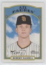 2021 Topps Heritage Minor League Edition Robert Hassell III #1 0ha3