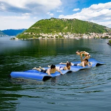 3 Layer Relax Tear-Resistant Foam Water Sports Floating Pad Island Playing