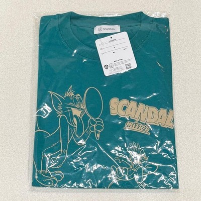 SCNDL Tom & Jerry Collab T-Shirt Green M Unused Collectible