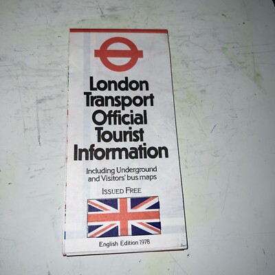 1978 London Transport Official Tourist Information Guide & Maps English Edition