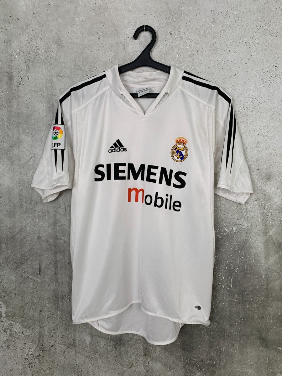 REAL MADRID 2004 2005 HOME FOOTBALL SHIRT #23 BECKHAM ADIDAS