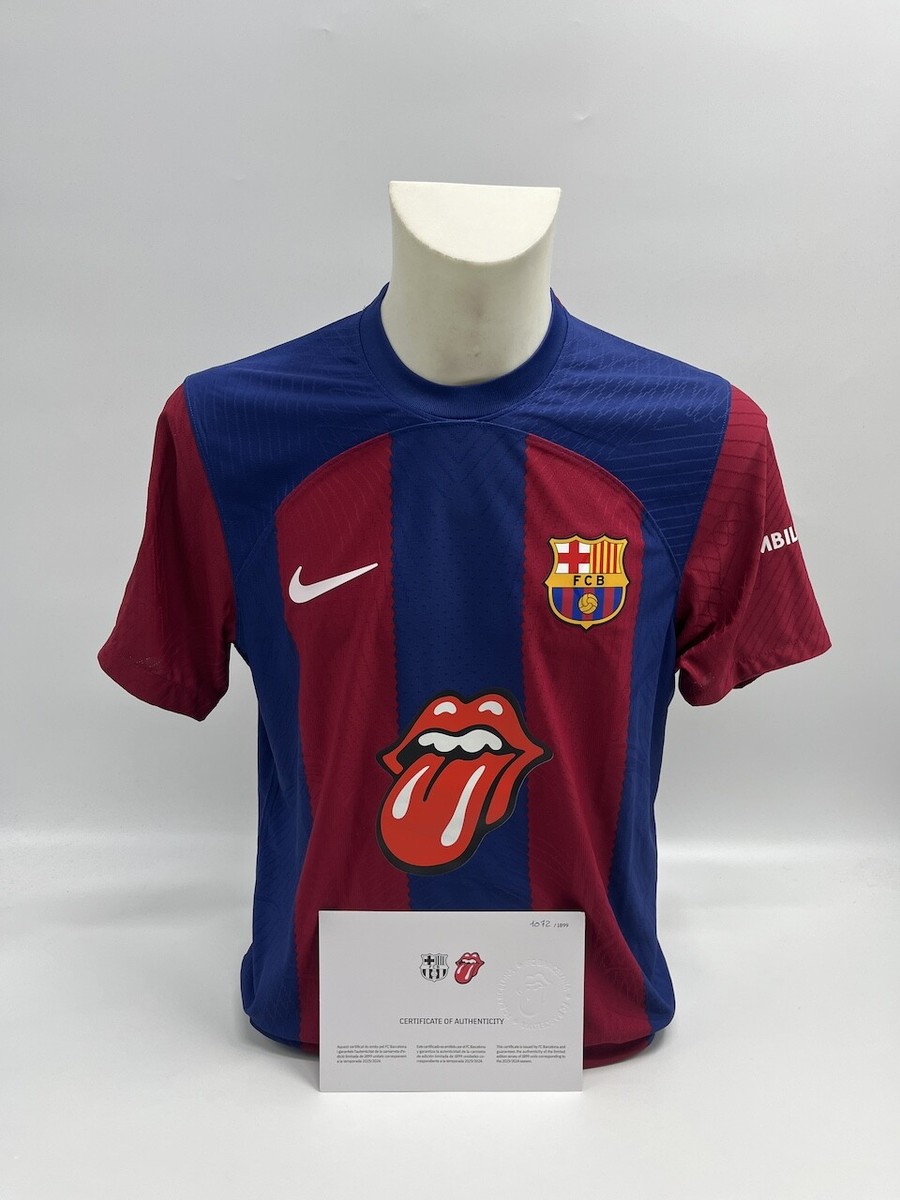 FC Barcelona Rolling Stones本日中（7/9）までの出品 Hackney Diamonds x FC Barcelona Jersey - The Rolling Stones