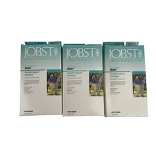 Jobst Therapeutic Relief X-Firm Vascular Support Waist Height Stockings Tall