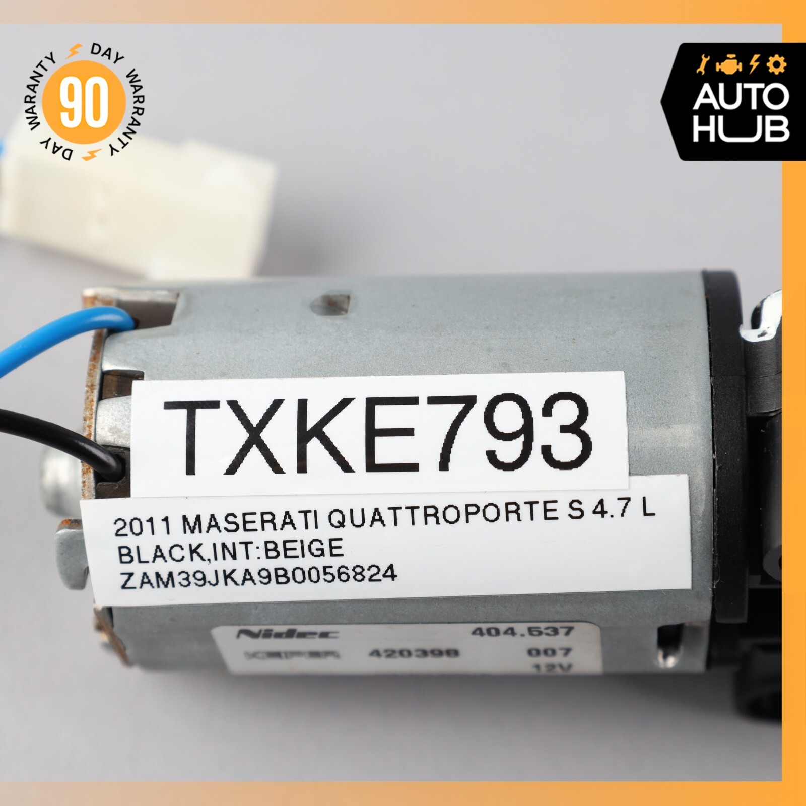 Maserati Quattroporte 2003-2013 Front Right Lower Seat motor P/N 420398