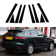 Kit montanti decalcomania finestrini nero lucido adatto a Jaguar F-Pace X761 2017-2023