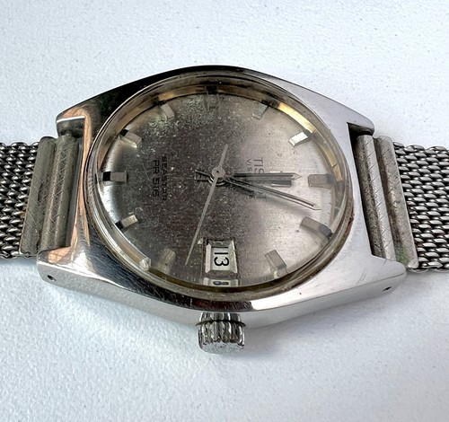 Tissot PR-516 Automatic Watch Cal 784-1 Vintage Mens Visodate Seastar Gray Dial - Picture 6 of 11