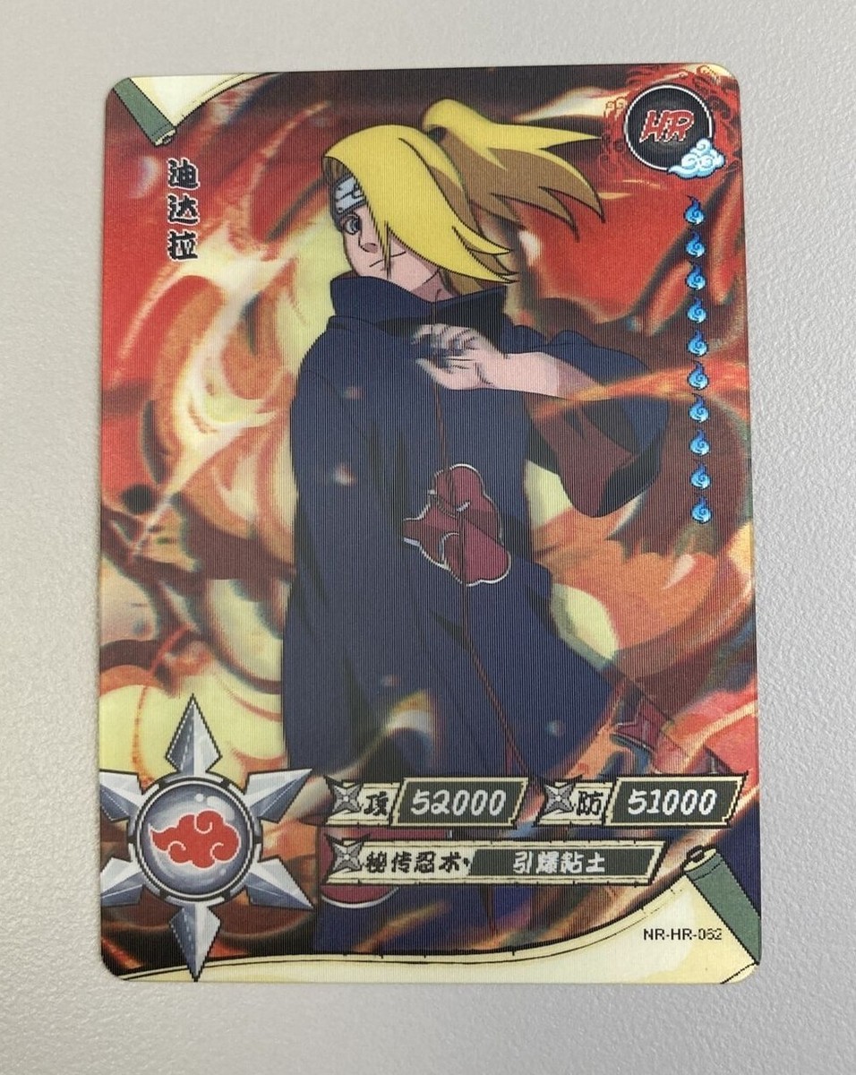 Deidara- Akatsuki- Naruto CCG Kayou- 3D Lenticular - NR-HR-62 | eBay