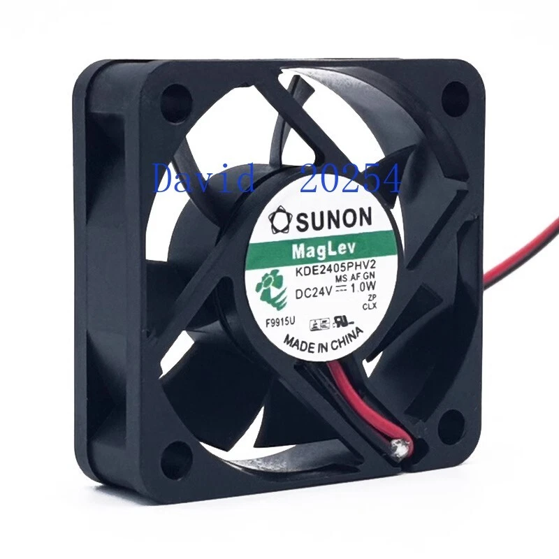 SUNON 5CM 5015 DC24V 1.0W KDE2405PHV2 2-wire magnetic levitation cooling fan - Image 2 of 4