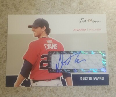 2007 Just Minors Autographs Dustin Evans Auto #JA-13 FREE SHIPPING