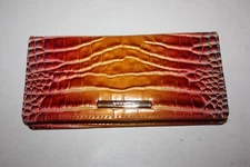 Brahmin Melbourne ADY Slim Bifold Wallet Clutch Sunrise