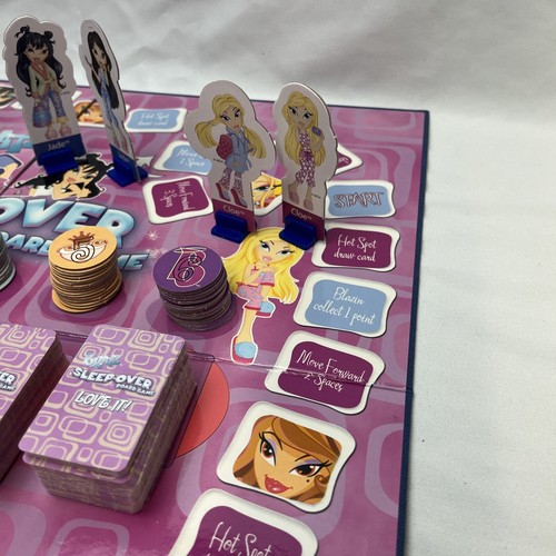 MGA Bratz Sleep-Over Board Game A Slumber Party Guessing Game - Picture 17 of 23
