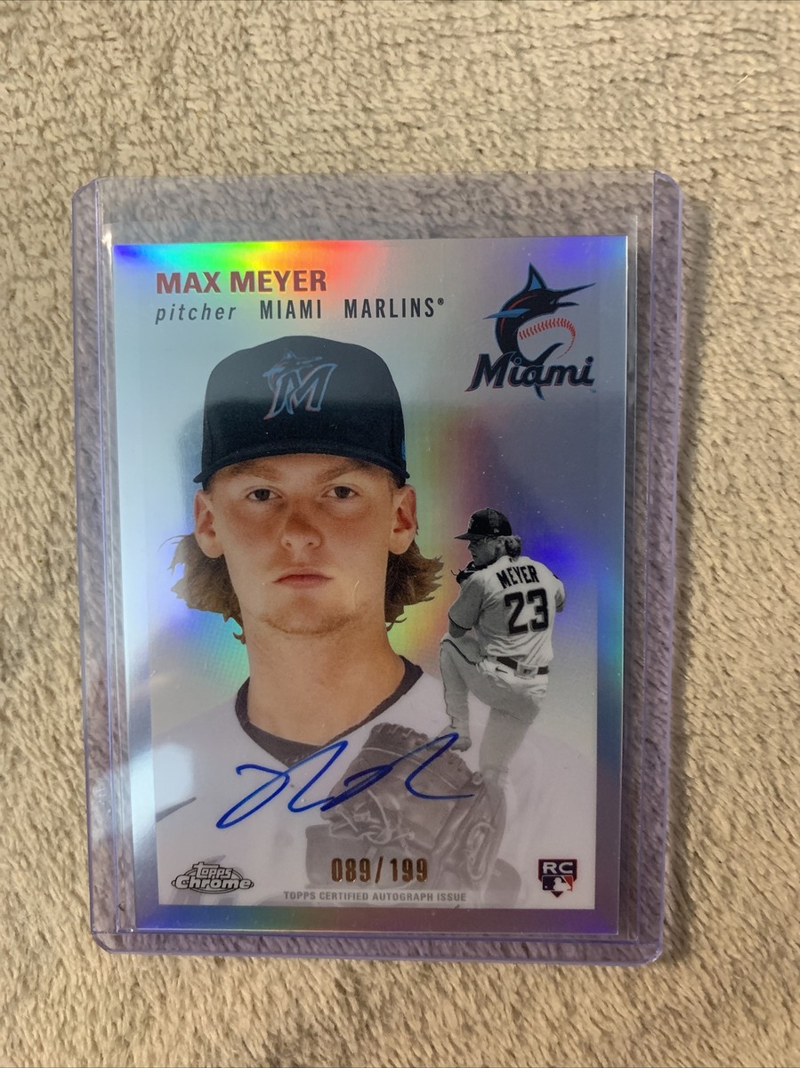 2023 Topps Chrome Platinum Anniversary Refrac # CPA-MMEY Max Meyer 