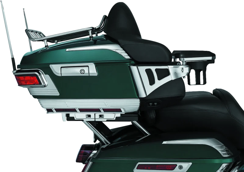 Kuryakyn 8731 Ajuste Rápido Tour-Pak Reubicador para Touring Cromo Foto 3 de 4