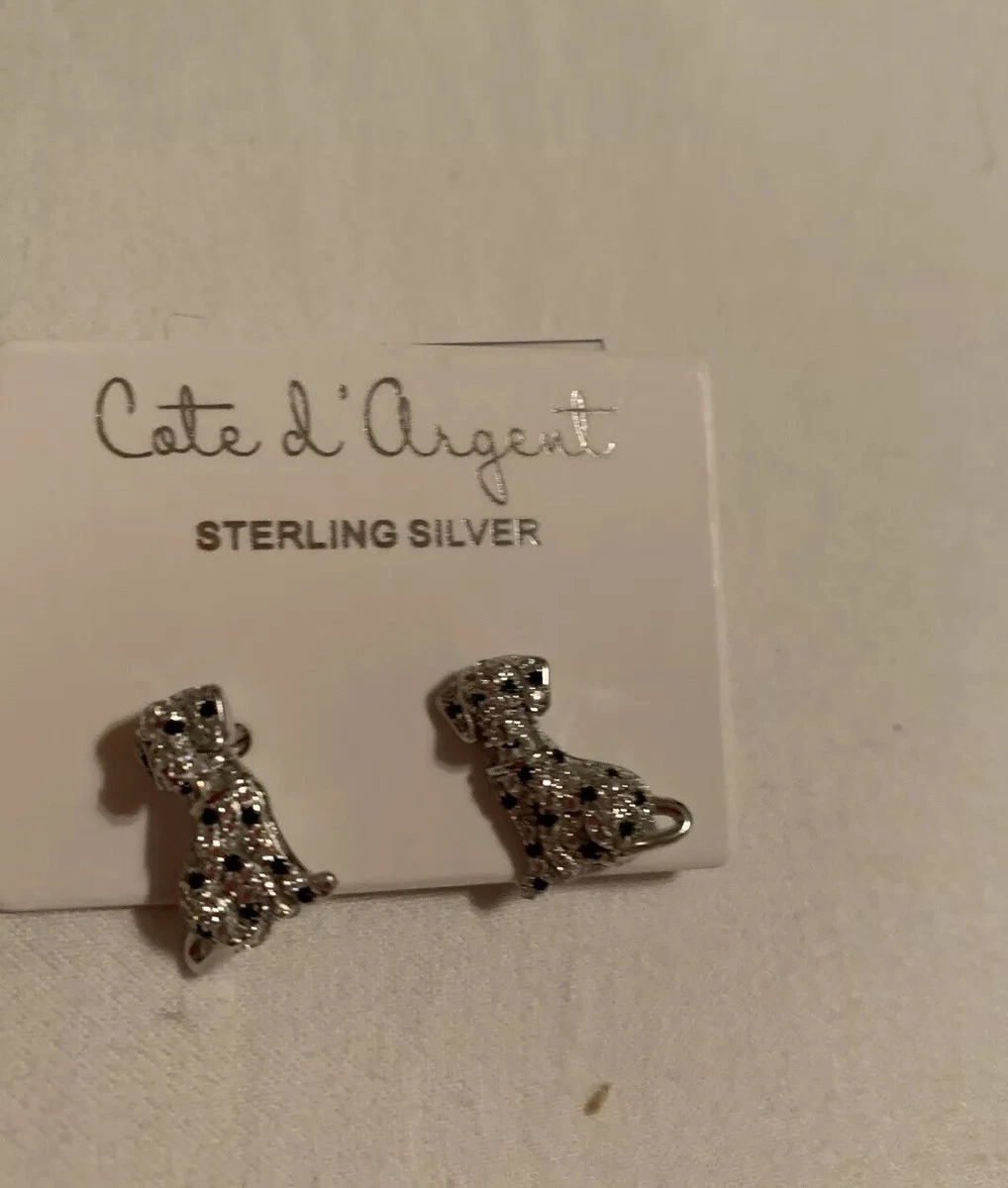 Dalmatian earrings top