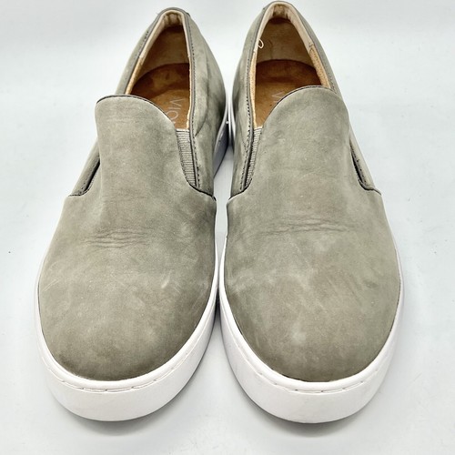 Vionic Shoes mocassino slip on taglia 7 sneakers casual grigio pelle scamosciata - Foto 4 di 10