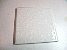 1 Wall Tile Florida 545 USA FT 4-3/8" Ceramic Gloss Dimpled White Pearl on Beige