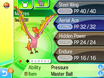 Shiny Articuno/zapdos/moltres Pack Bundle 6IV Pokemon X/Y 