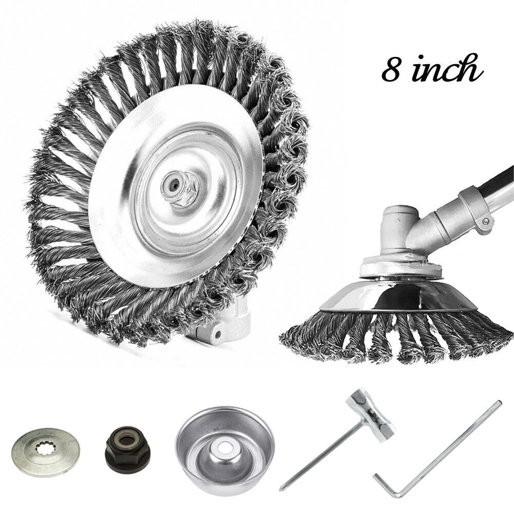 Weed wacker steel brush deals