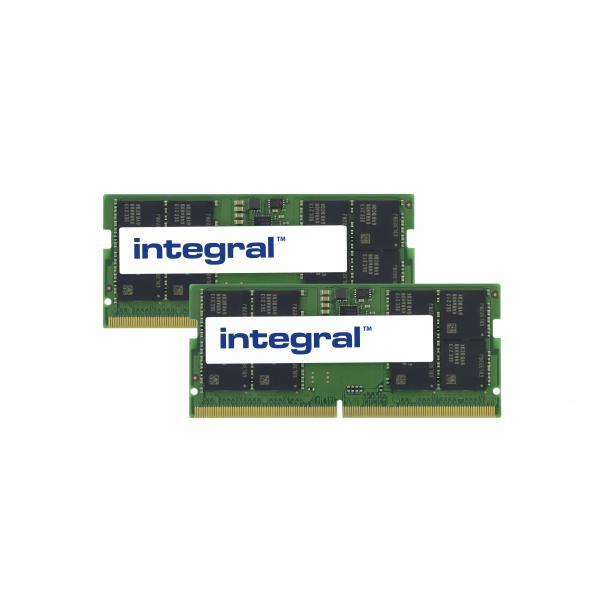 Integral 32GB [2x16GB] LAPTOP RAM MODULE DDR5 5600MHZ PC5-44800 UNBUFFERED NON-E