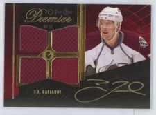 2009-10 O-Pee-Chee Premier T.J. Galiardi Rookie Auto Jersey 1 color Colorado