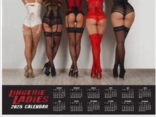2025 LINIGERIE LADIES WALL CALENDAR sexy hot girl babe pin up women bikini gift