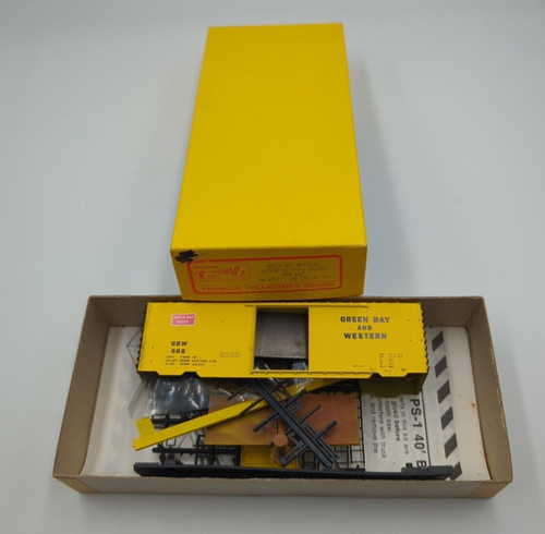 HO Acabado Preciso 1017 Green Bay Western 40' PS-1 Caja Coche Nuevo de Lote Antiguo GBW 668 | Zustand: New