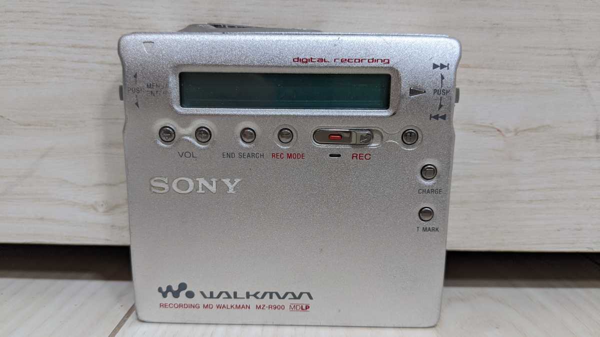 SONY MD Walkman MZR900 Silver minidisc player recorder w/ RMMC11EL eBay