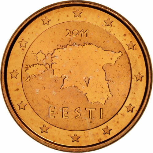 [#461549] Estonia, Euro Cent, 2011, UNZ, Copper Plated Steel - Bild 1 von 2