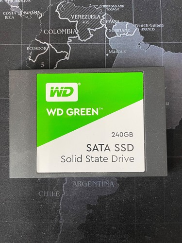 240GB WD Green 2.5” SSD | WDS240G2G0A | 5492 Hours used | 97% life left
