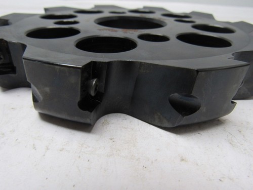 Valenite/Modco Indexable Carbide Horizontal Single Shell Mill 6" OD 1-3/4 Bore - Picture 4 of 11
