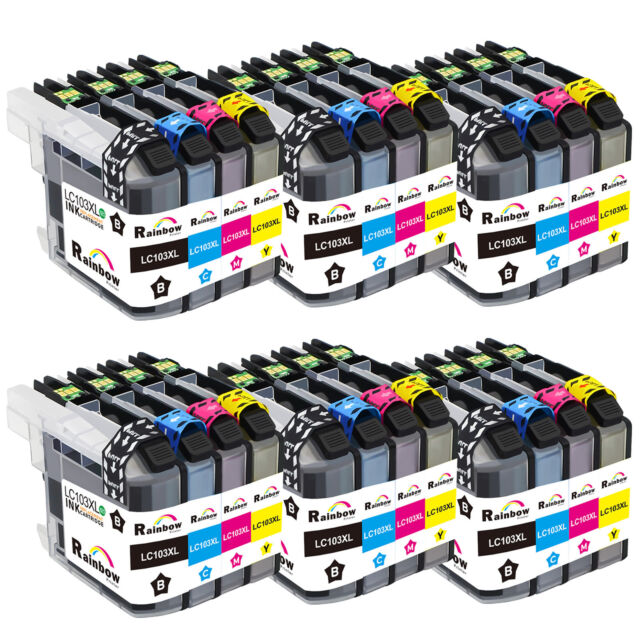 LC103XL Ink Cartridges for Brother MFC-J4510DW MFC-J4310DW MFC-J4710DW