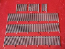 Model railway Scenery 1.76 Scale 8 foot Security Fencing  OO Gauge 7 colours