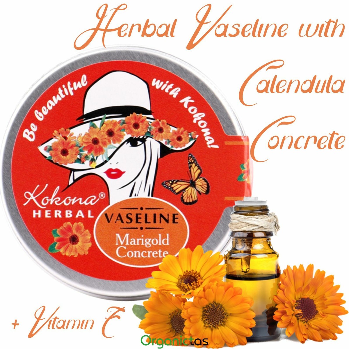 Vaseline Calendula + Vitamin E Lip Balm & Skin Repair Marigold Petroleum  Jelly | eBay