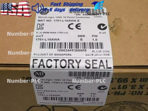 Factory Sealed AB 1761-L16AWA MicroLogix 1000 16 Point Controller US Free Tax