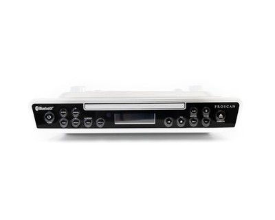 PROSCAN ELITE PKCR2713AMZ Under Counter CD Player with Clock Radio and Blueto...