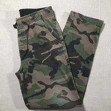 Wonder Nation Camo Pants Boys Size Large 10-12 Pockets Elastic Waist