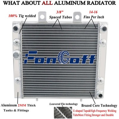 3 Row  ALUMINUM RADIATOR FOR 2004-2017 POLARIS SPORTSMAN 400 450 500/570.1240520