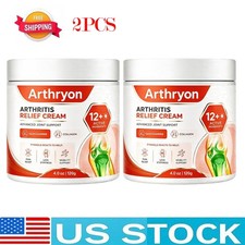 2X Arthryon Arthritis Cream, Heat Relief Cream for Knees, Hands, Shoulders 4oz
