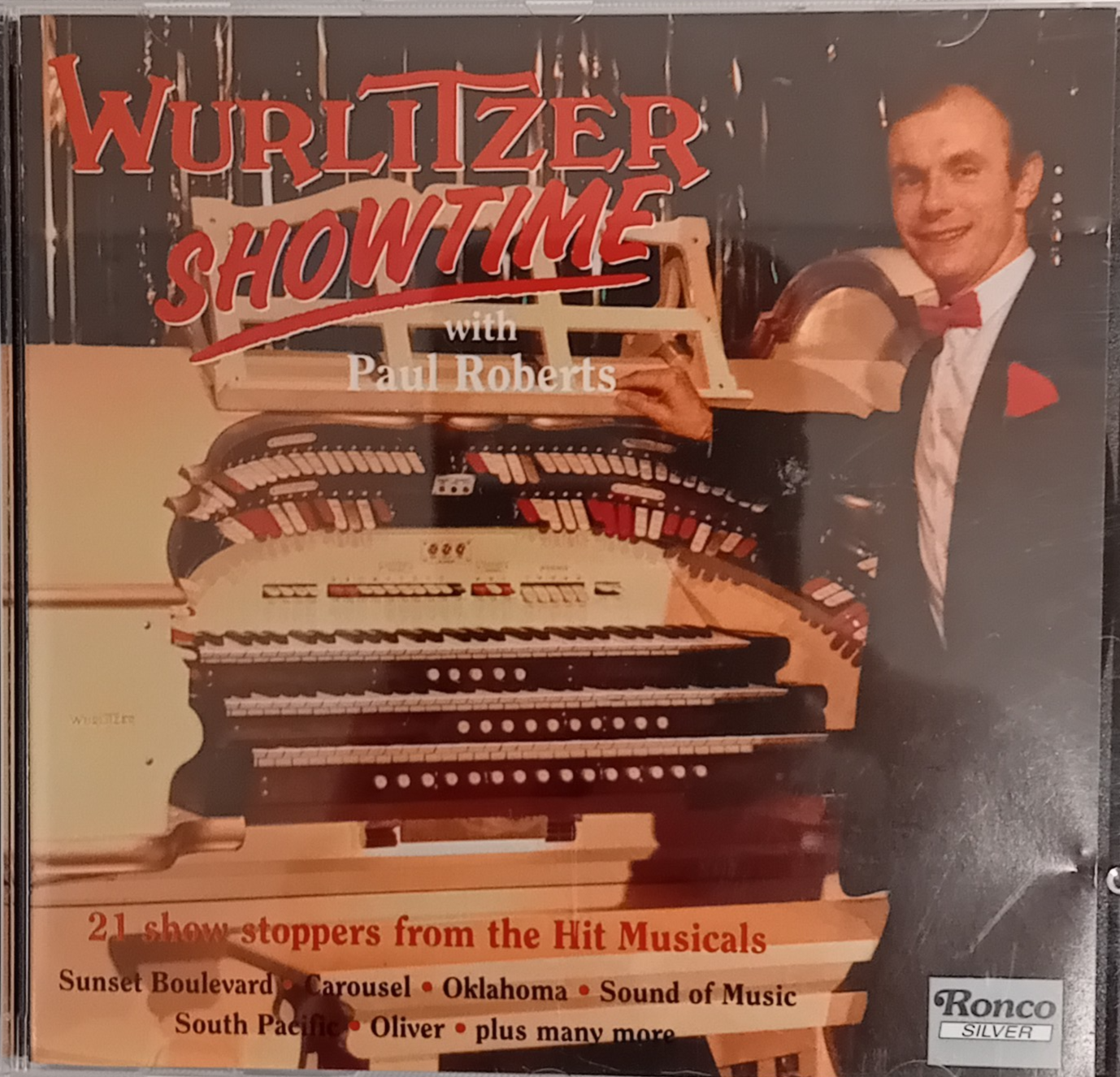 Wurlitzer Showtime - Paul Roberts  Music CD Album