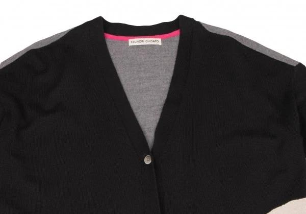 Cárdigan tejido TSUMORI CHISATO lana color cambio talla 2 (K-136999) Foto 3 de 4