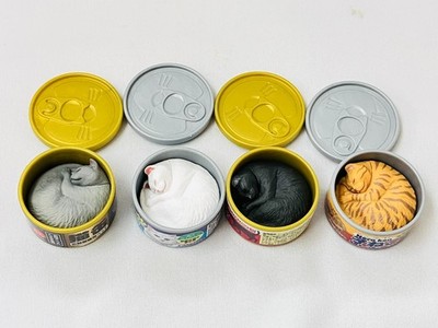 Cat can style cat bed Mascot Capsule Toy 4 Types Set Gacha New Japan