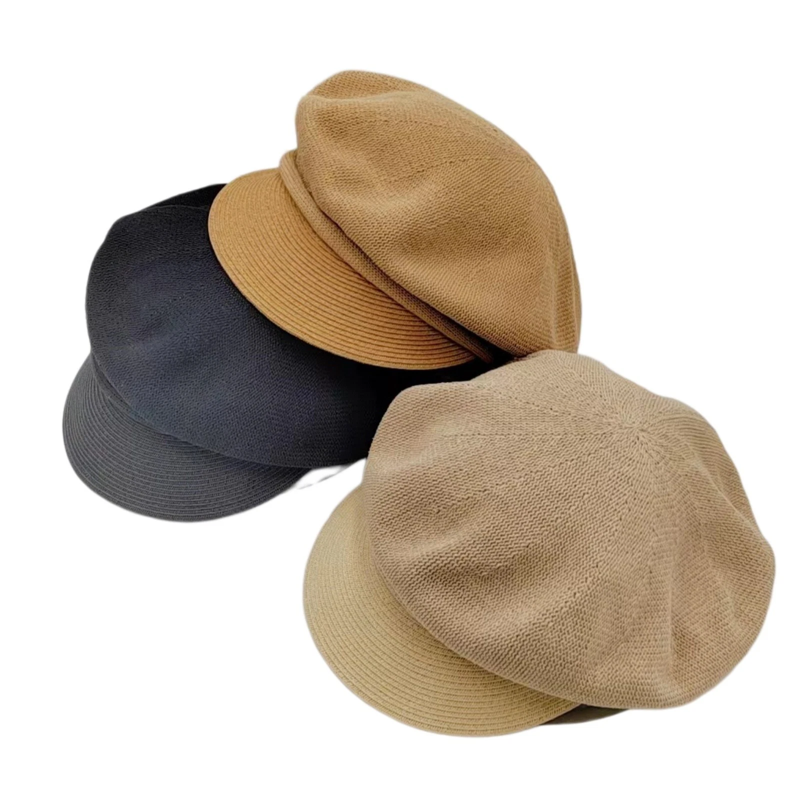 Women Summer Breathable Linen Octagonal Newsboy Cap Thin Painter Beret Visor Hat
Opens in a new wind