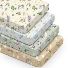 4 Pcs Watercolor Dragon Crib Sheet Set Newborn Bedding Nursery Baby Sheets fo...