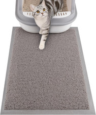 Cat Litter Mat, 20X15 in Litters Box Mat Waterproof Non-Slip Easy to Clean Washa